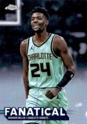 2025-26 Topps Chrome Fanatical Brandon Miller #FAN-3 card
