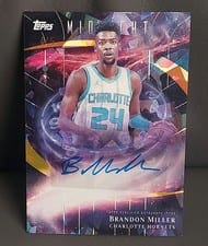 2025-26 Topps Midnight Stroke of Midnight Autographs Brandon Miller #SM-BM card