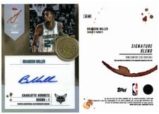 2025-26 Topps Signature Class Signature Blend Brandon Miller #SB-BM card