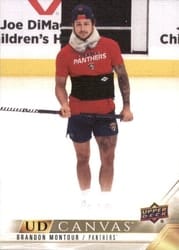 2022-23 Upper Deck UD Canvas Brandon Montour #C302 card
