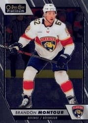 2023-24 O-Pee-Chee Platinum Base Set Brandon Montour #91 card