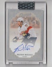 2023-24 Upper Deck Clear Cut Champs Autos Brandon Montour #C-BM card