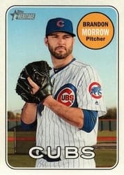 2018 Topps Heritage Base Set Brandon Morrow #724b card