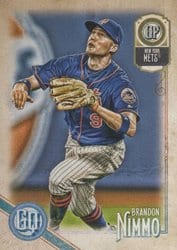 2018 Topps Gypsy Queen Base Set Brandon Nimmo #155 card