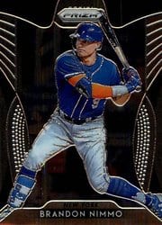 2019 Panini Prizm Base Set Brandon Nimmo #66 card