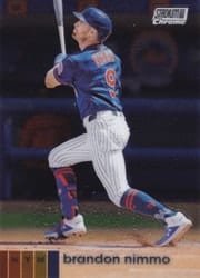 2020 Stadium Club Chrome Base Set Brandon Nimmo #316 card