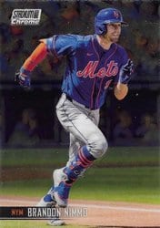 2021 Stadium Club Chrome Base Set Brandon Nimmo #246 card
