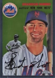 2023 Topps Chrome Platinum Anniversary Base Set Brandon Nimmo #382 card