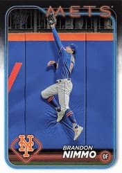 2024 Topps Japan Edition Base Set Brandon Nimmo #184 card