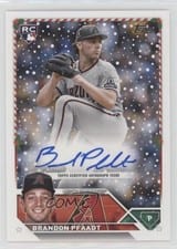 2023 Topps Holiday Autographs Brandon Pfaadt #HAC-PFA card