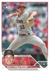 2023 Topps Update Base Set Brandon Pfaadt #US6 card