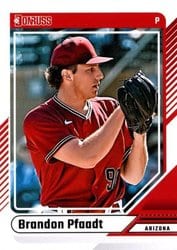 2024 Donruss Base Set Brandon Pfaadt #55 card