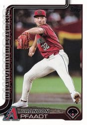 2025 Topps Base Set Brandon Pfaadt #182 card