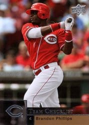 2009 Upper Deck Base Set Brandon Phillips #481 card