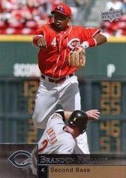 2009 Upper Deck Base Set Brandon Phillips #95 card