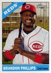 2015 Topps Heritage Base Set Brandon Phillips #30 card