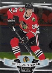 2019-20 O-Pee-Chee Platinum Base Set Brandon Saad #33 card