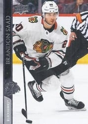 2020-21 Upper Deck Base Set Brandon Saad #42 card