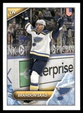 2021 Topps NHL Sticker Brandon Saad Chrome #466 card
