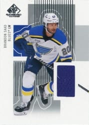 2022-23 SP Game Used Retro Renovations Jersey Brandon Saad #RR-BS card