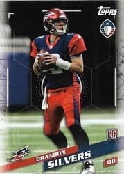 2019 Topps AAF Base Set Brandon Silvers #11 card