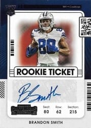 2021 Panini Contenders Base Set Brandon Smith #290 card