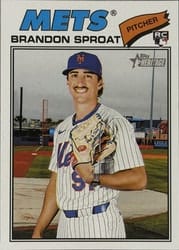 2026 Topps Heritage Base Set Brandon Sproat #118 card