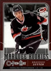 2008-09 O-Pee-Chee Base Set Brandon Sutter #754 card