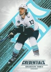 2024-25 Upper Deck Credentials Base Set Brandon Tanev #95 card
