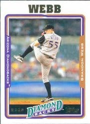 2005 Topps Base Set Brandon Webb #46 card