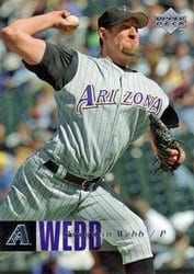 2006 Upper Deck Base Set Brandon Webb #20 card