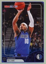 2025-26 NBA Hoops Base Set Brandon Williams #15 card