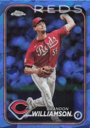 2024 Topps Chrome Sapphire Edition Base Set Brandon Williamson #522 card