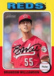 2024 Topps Heritage Base Set Brandon Williamson #264 card