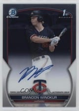 2023 Bowman Draft Chrome Prospect Autographs Brandon Winokur #CDA-BWN card