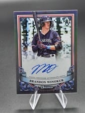 2024 Bowman Sterling Prospect Autographs Brandon Winokur #PA-BWI card