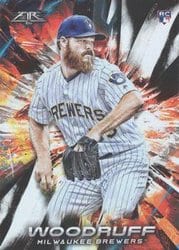 2018 Topps Fire Base Set Brandon Woodruff #155 card