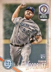 2018 Topps Gypsy Queen Base Set Brandon Woodruff #178 card