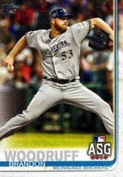 2019 Topps Update Base Set Brandon Woodruff #US141 card
