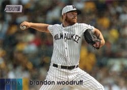 2020 Stadium Club Base Set Brandon Woodruff #74 card