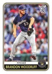2020 Topps Big League Base Set Brandon Woodruff #190 card