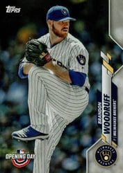 2020 Topps Opening Day Base Set Brandon Woodruff #4 card