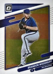 2021 Donruss Optic Base Set Brandon Woodruff #187 card