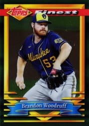 2021 Finest Flashbacks Base Set Brandon Woodruff #92 card