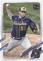 2021 Topps Base Set Brandon Woodruff #135 card