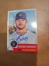 2022 Topps Chrome Platinum Anniversary Autographs Brandon Woodruff #CPA-BW card