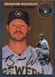 2023 Topps Chrome Platinum Anniversary Base Set Brandon Woodruff #227 card