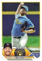 2023 Topps Update Base Set Brandon Woodruff #US184 card