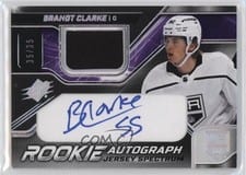 2022-23 SPx Rookie Autograph Jersey Brandt Clarke #BC card