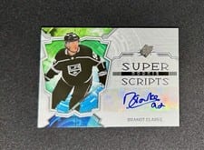2022-23 SPx Rookie Superscripts Brandt Clarke #SSR-BC card